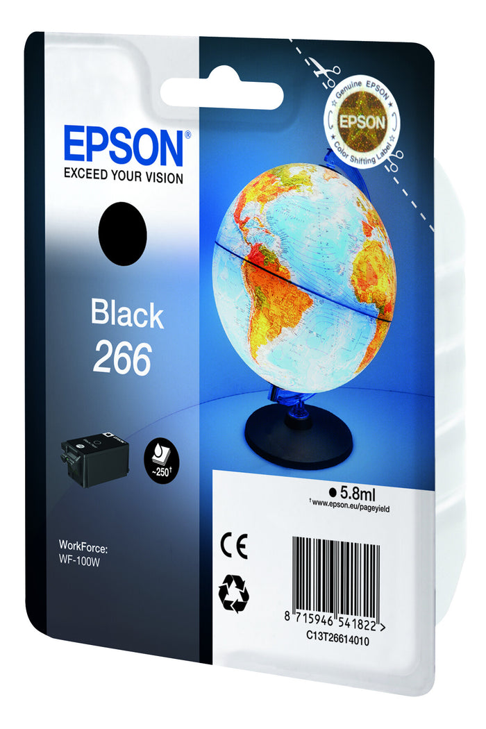 Epson Globe Singlepack Black 266 ink cartridge Epson