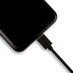 Veho Pebble USB-A to USB-C Universal Charge and Sync 0.2m/0.7ft Cable – Black (VCL-002-C-20CM)