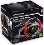 Thrustmaster Ferrari 458 Spider Black, Red Steering wheel + Pedals Xbox One