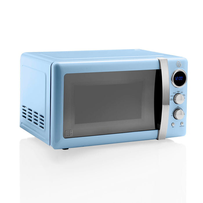 Swan 800W Retro Digital Microwave – Swan USA