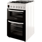 Hotpoint HD5G00CCW/UK cooker Freestanding cooker Gas White A+