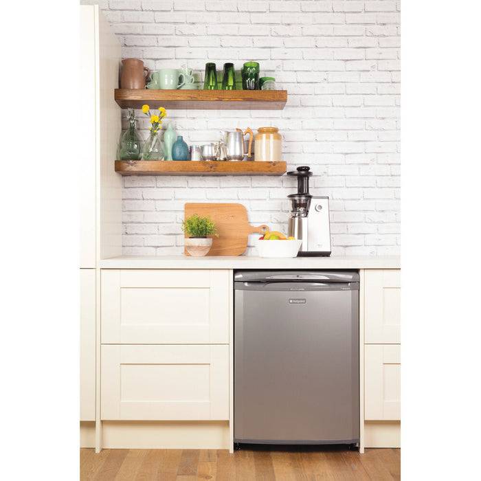 Hotpoint RLA36G.1 fridge Freestanding 149 L Graphite