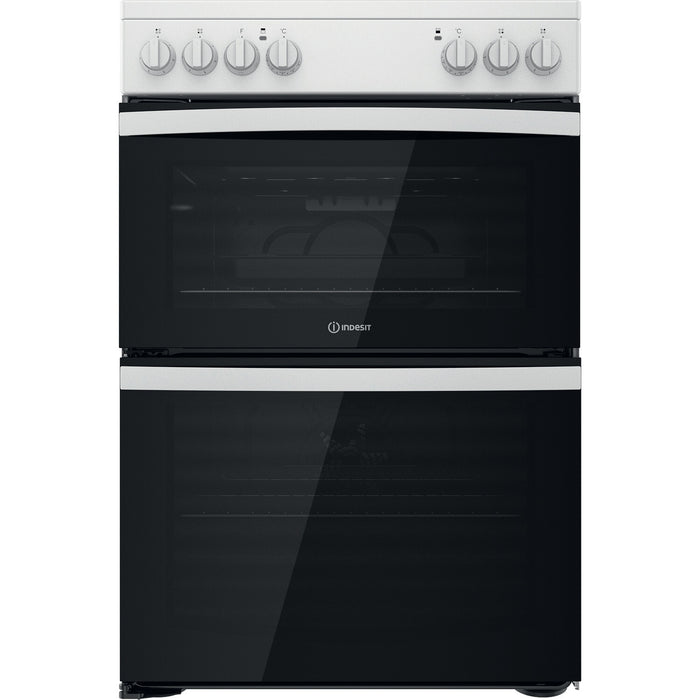 Indesit ID67V9KMW/UK cooker Freestanding cooker Electric Ceramic White