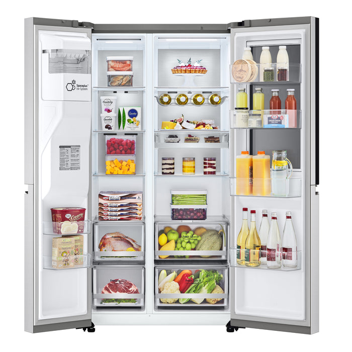 Lg Instaview ™ Thinq™ Gsxv90bsae American Fridge Freezer Comet 