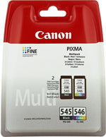 Canon PG-545XL/CL546XL ink cartridge 2 pc(s) Original Standard Yield Black, Cyan, Yellow, Magenta Canon