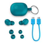 JLab JBuds Mini Headphones True Wireless Stereo (TWS) In-ear Music/Everyday Bluetooth Aqua colour