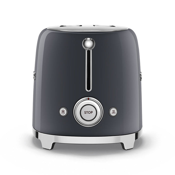 Smeg Two Slice Toaster Grey TSF01GREU Smeg