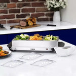 Tower T16021 food warmer Stainless steel