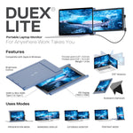 Mobile Pixels DUEX Lite computer monitor 31.8 cm (12.5) 1920 x 1080 pixels Full HD LCD Blue Mobile Pixels