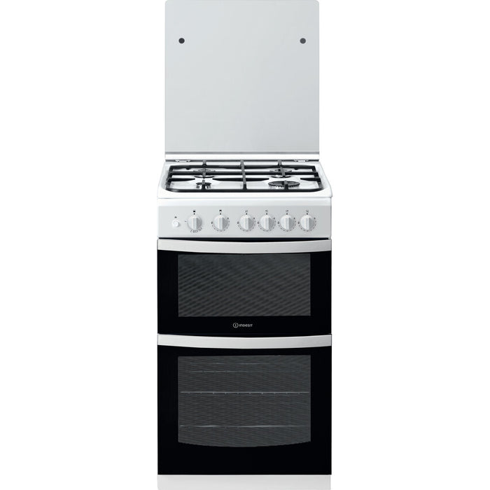 Indesit ID5G00KMW/UK /L cooker Freestanding cooker Gas White