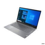 Lenovo ThinkBook 14 AMD Ryzen™ 5 4500U Laptop 35.6 cm (14) Full HD 8 GB DDR4-SDRAM 256 GB SSD Wi-Fi 6 (802.11ax) Windows 10 Pro Grey