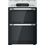 Hotpoint HDM67G9C2CW/UK cooker Freestanding cooker Electric Gas Black A