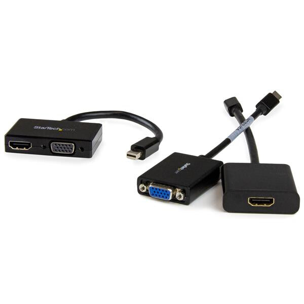 StarTech.com Travel A/V Adapter: 2-in-1 Mini DisplayPort to HDMI or VGA Converter