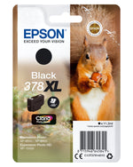 Epson Squirrel Singlepack Black 378XL Claria Photo HD Ink Epson