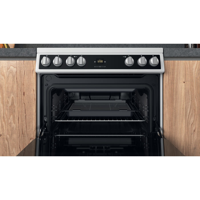 Hotpoint HDT67V9H2CW/UK Freestanding cooker Ceramic White