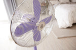 Swan 16 Retro Purple Stand Fan Swan