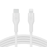 Belkin Cbl Silicone USB-C LTG 3M blc White BELKIN