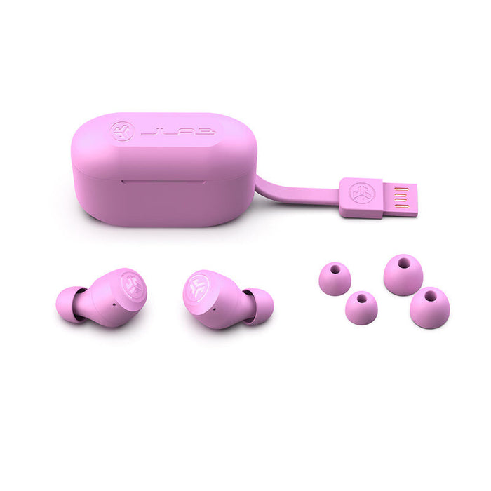 JLab Go Air Pop Headphones True Wireless Stereo (TWS) In-ear Calls/Music Bluetooth Pink