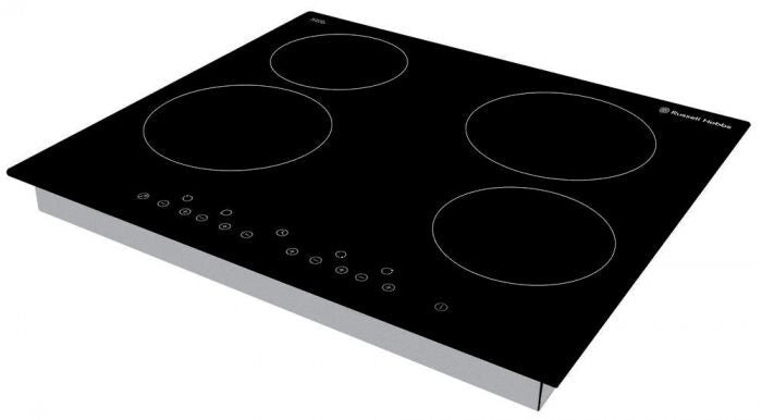 Russell Hobbs RH60EH402B hob Black Built-in 59 cm Ceramic 4 zone(s)