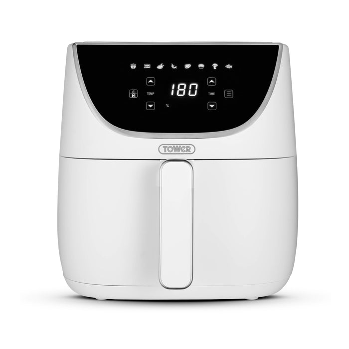 Tower T17127WHT fryer Single 6 L Stand-alone 1700 W Hot air fryer White Tower