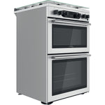 Hotpoint CD67G0CCX/UK Freestanding cooker Gas Silver