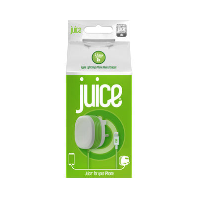 Juice JUI-MAINS-LIGHT-2.4A mobile device charger Smartphone, Tablet Green, White AC Auto