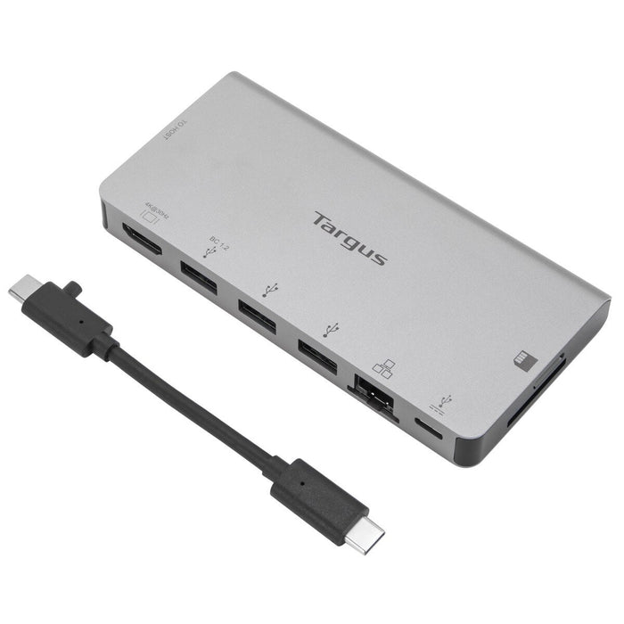 Targus DOCK414EU notebook dock/port replicator Wired USB 3.2 Gen 1 (3.1 Gen 1) Type-C Black, Silver Targus