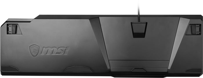 MSI VIGOR GK50 ELITE Mechanical Gaming Keyboard UK-Layout, KAILH Box-White Switches, Per Key RGB Light LED Backlit, Tactile, Floating Key Design, Water Resistant, Center MSI