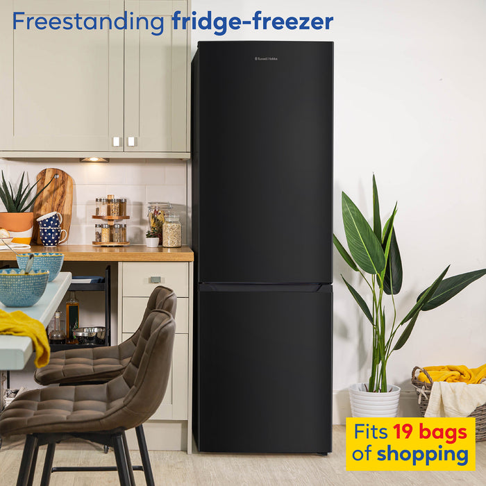 Russell Hobbs RH186FFFF60B fridge-freezer Freestanding 293 L E Black