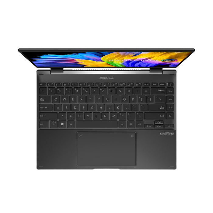 ASUS ZenBook 14 Flip OLED UN5401QA-KN090W Hybrid (2-in-1) 35.6 cm (14) Touchscreen WQXGA+ AMD Ryzen™ 7 5800H 16 GB LPDDR4x-SDRAM 512 GB SSD Wi-Fi 6 (802.11ax) Windows 11 Home Black