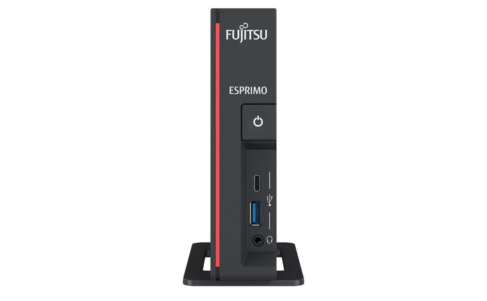 Fujitsu ESPRIMO G5011 Intel® Core™ i3 i3-10105 8 GB DDR4-SDRAM 256 GB SSD Windows 10 Pro Desktop Mini PC Red, Black
