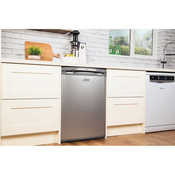 Hotpoint RLA36G.1 fridge Freestanding 149 L Graphite