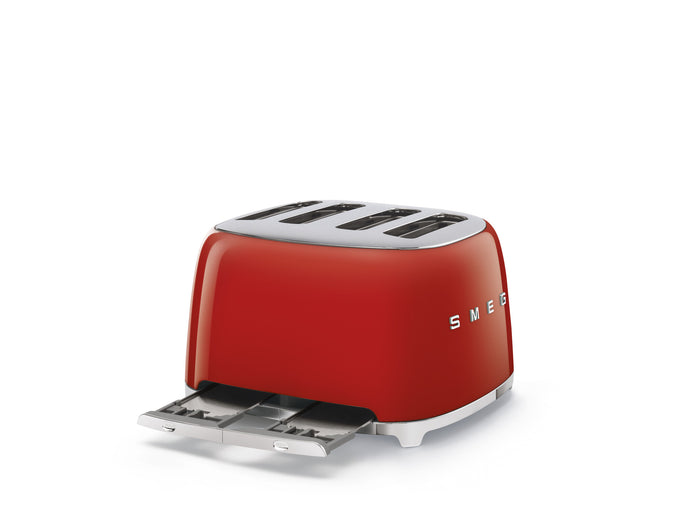 Smeg TSF03RDUK toaster 4 4 slice(s) 2000 W Red Smeg