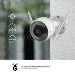 EZVIZ C3W 4MP Pro Smart Outdoor Camera with Colour Night Vision, AI Human Detection with Alarm & Strobe