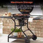 Tower T978511 outdoor barbecue/grill Barrel Charcoal + Firewood Black Tower