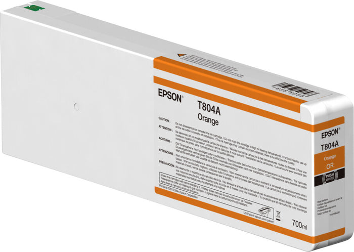 Epson Singlepack Orange T804A00 UltraChrome HDX 700ml Epson