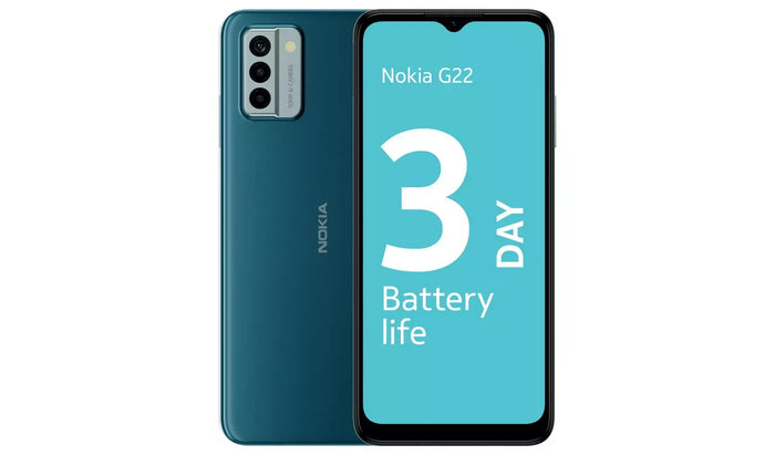 Nokia G22 16.6 cm (6.52) Dual SIM Android 12 4G USB Type-C 4 GB 64 GB 5050 mAh Blue Nokia