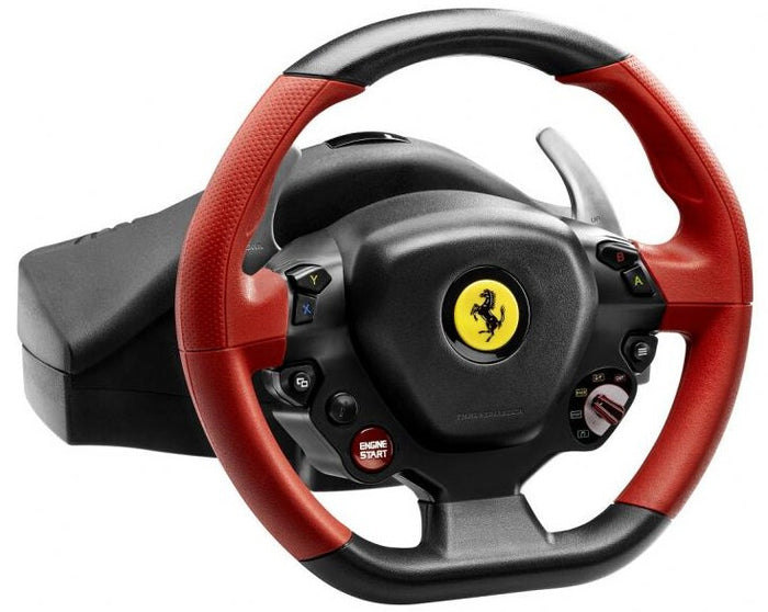 Thrustmaster Ferrari 458 Spider Black, Red Steering wheel + Pedals Xbox One