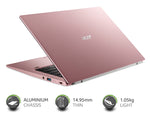 Acer Swift 1 SF114-33 14 inch Laptop - (Intel Pentium N6000, 4GB, 256GB SSD, Full HD Display, Windows 10 in S Mode, Pink)
