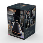 Tower T10044RG electric kettle 1.7 L 3000 W Black, Rose gold