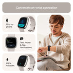 Fitbit Sense 2 Smart Watch - Lunar White/Platinum