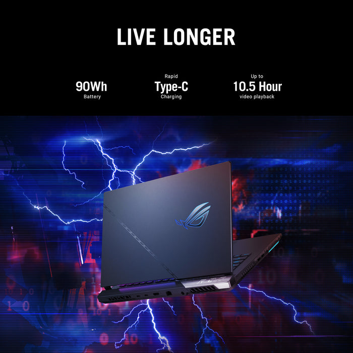 ASUS ROG Strix SCAR 15 G533ZW-LN148W Laptop 15.6 Wide Quad HD Intel® Core™ i9 i9-12900H 16 GB DDR5-SDRAM 2 TB SSD NVIDIA GeForce RTX 3070 Ti Wi-Fi 6E (802.11ax) Windows 11 Home Black