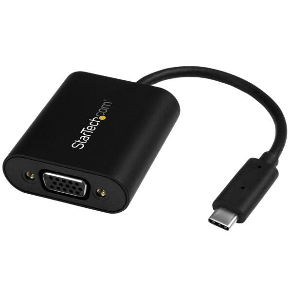 StarTech.com USB-C to VGA Adapter - with Presentation Mode Switch - 1920x1200