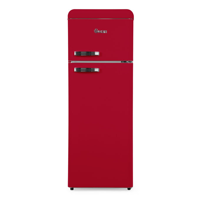 Swan SR11010RN fridge-freezer Freestanding 208 L Red