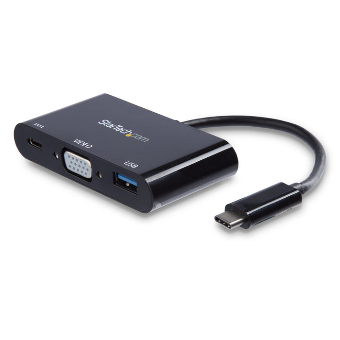 StarTech.com USB-C VGA Multiport Adapter - USB 3.0 Port - 60W PD