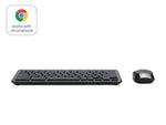 Acer Chrome Wireless Keyboard and Mouse Silver