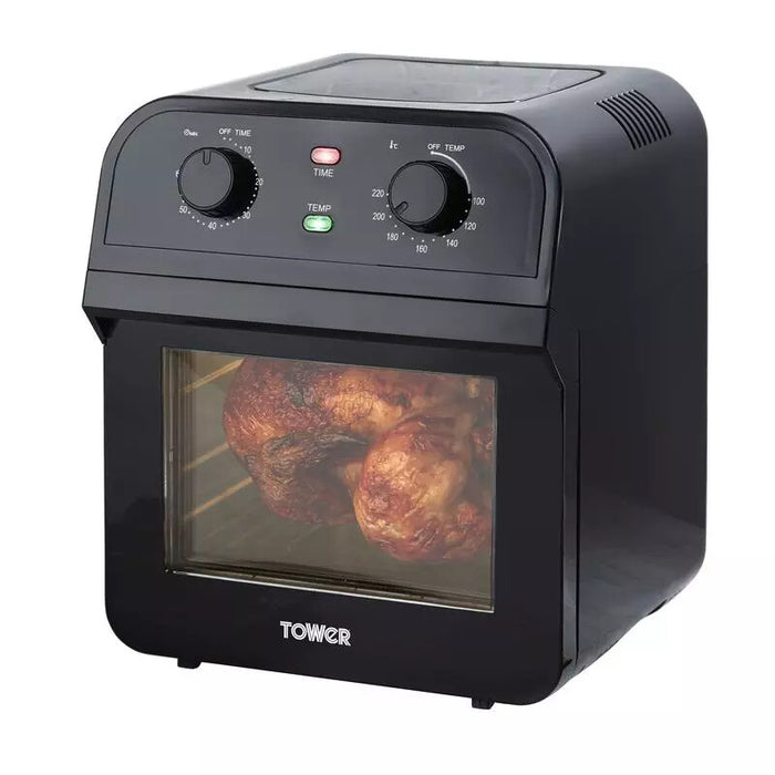 Tower Vortx Single 12 L Stand-alone 1600 W Hot air fryer Black Tower
