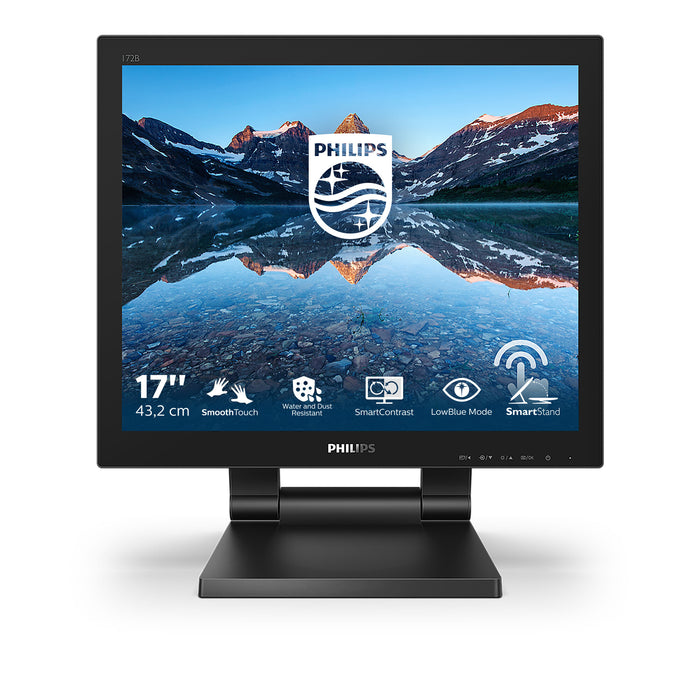 Philips 172B9T/00 computer monitor 43.2 cm (17) 1280 x 1024 pixels SXGA LCD Touchscreen Capacitive Black