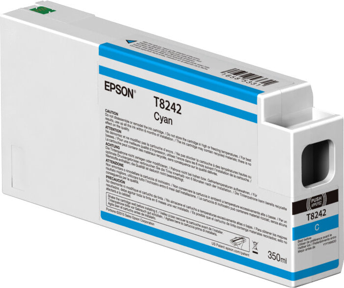 Epson Singlepack Cyan T824200 UltraChrome HDX/HD 350ml Epson