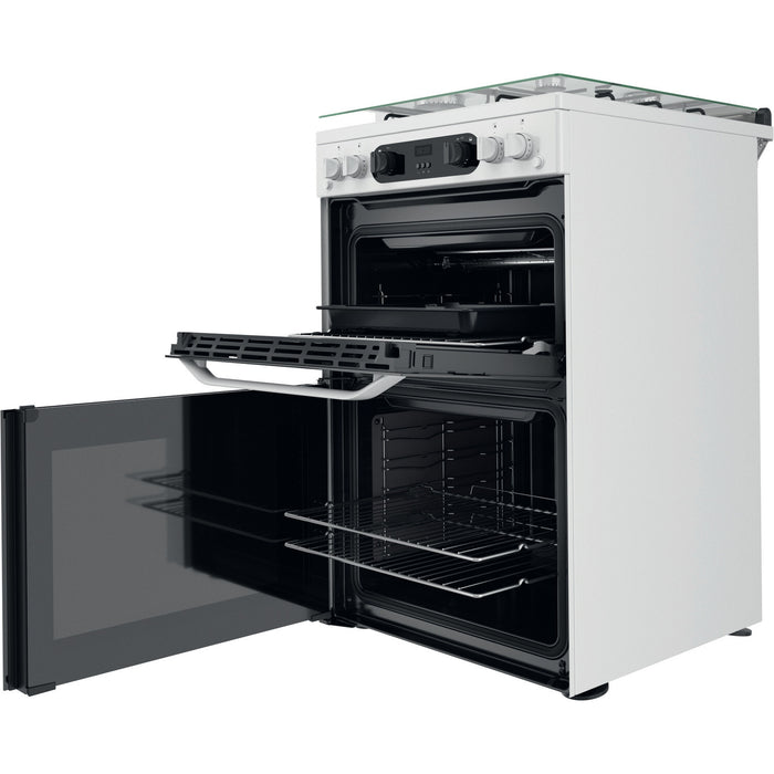 Hotpoint HDM67G0CCW/UK Freestanding cooker Gas White A